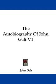 Cover of: The Autobiography Of John Galt V1 by John Galt