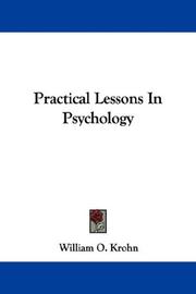 Cover of: Practical Lessons In Psychology