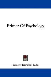 Cover of: Primer Of Psychology