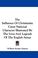 Cover of: The Influence Of Christianity Upon National Character Illustrated By The Lives And Legends Of The English Saints