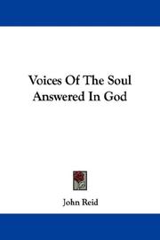 Cover of: Voices Of The Soul Answered In God