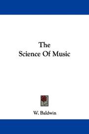 Cover of: The Science Of Music