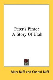 Cover of: Peter's Pinto: A Story Of Utah