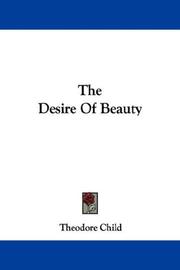 Cover of: The Desire Of Beauty