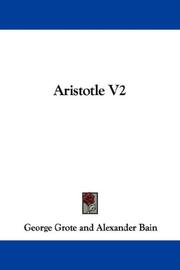 Cover of: Aristotle V2