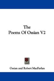 Cover of: The Poems Of Ossian V2 by Ossian