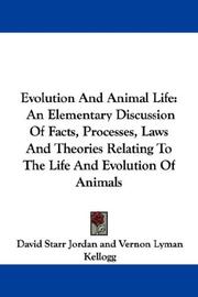 Cover of: Evolution And Animal Life | David Starr Jordan