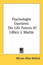 Cover of Psychologist Unretired