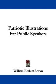 Cover of: Patriotic Illustrations For Public Speakers