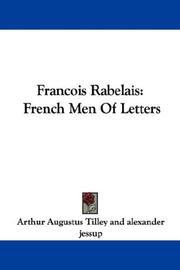 Cover of: Francois Rabelais: French Men Of Letters