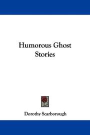 Cover of: Humorous Ghost Stories | Dorothy Scarborough