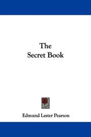 Cover of: The secret book