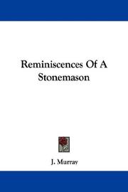 Cover of: Reminiscences Of A Stonemason