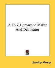 Cover of: A To Z Horoscope Maker And Delineator