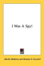 Cover of: I Was A Spy!