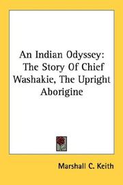 Cover of: An Indian Odyssey: The Story Of Chief Washakie, The Upright Aborigine