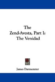 Cover of: The Zend-Avesta, Part I by James Darmesteter
