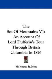 Cover of: The Sea Of Mountains V1 | St. John, Molyneux.