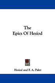 Cover of: The Epics Of Hesiod by Hesiod