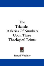 Cover of: The Triangle by Samuel Whelpley