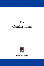 Cover of: The Quaker Ideal