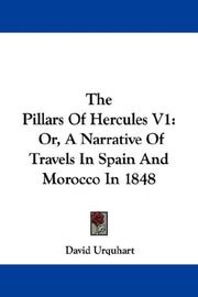 Cover of: The Pillars Of Hercules V1 by David Urquhart