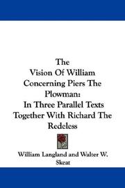 Cover of: The Vision Of William Concerning Piers The Plowman by William Langland