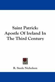 Cover of: Saint Patrick: Apostle Of Ireland In The Third Century