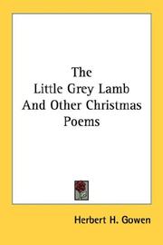 Cover of: The Little Grey Lamb And Other Christmas Poems