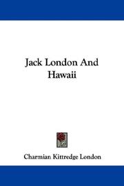Cover of: Jack London And Hawaii