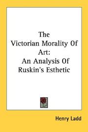 The Victorian morality of art by Henry Ladd