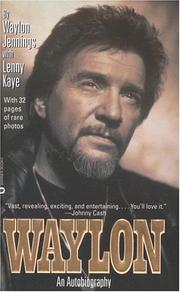 Cover of: Waylon: An Autobiography