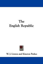 Cover of: The English Republic