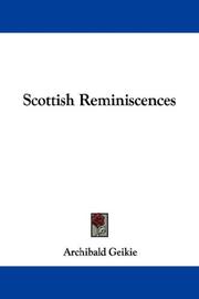 Cover of: Scottish Reminiscences