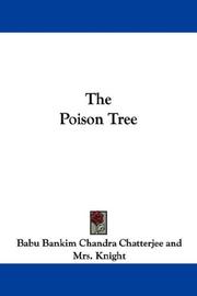 Cover of: The Poison Tree | Babu Bankim Chandra Chatterjee