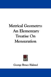 Cover of: Metrical Geometry: An Elementary Treatise On Mensuration