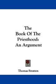 Cover of: The Book Of The Priesthood by Thomas Stratten