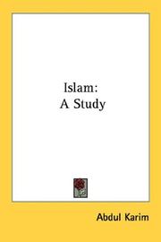 Cover of: Islam: A Study