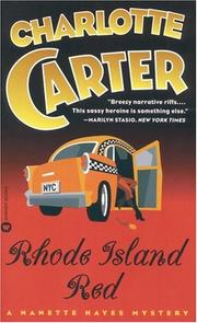 Cover of: Rhode Island Red (Nanette Hayes Mysteries) by Charlotte Carter
