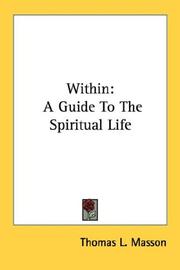 Cover of: Within: A Guide To The Spiritual Life