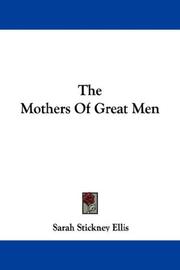 Cover of: The Mothers Of Great Men
