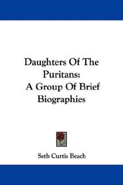 Cover of: Daughters Of The Puritans by Seth Curtis Beach, Seth Curtis Beach