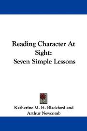 Cover of: Reading Character At Sight | Katherine M. Huntsinger Blackford