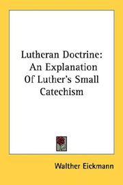 Lutheran Doctrine by Walther Eickmann