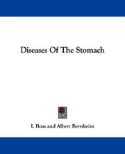 Cover of: Diseases Of The Stomach | I. Boas