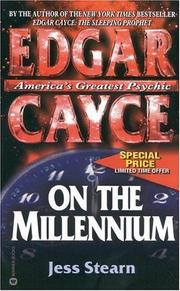 Cover of: Edgar Cayce on the Millennium (Edgar Cayce) by Jess Stearn