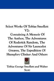 Cover of: Select Works Of Tobias Smollett V2 by Tobias Smollett, Sir Walter Scott