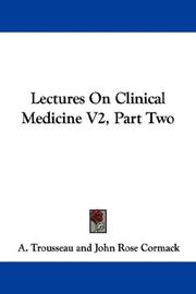 Cover of: Lectures On Clinical Medicine V2, Part Two