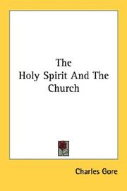 Cover of: The Holy Spirit And The Church