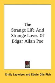 Cover of: The Strange Life And Strange Loves Of Edgar Allan Poe